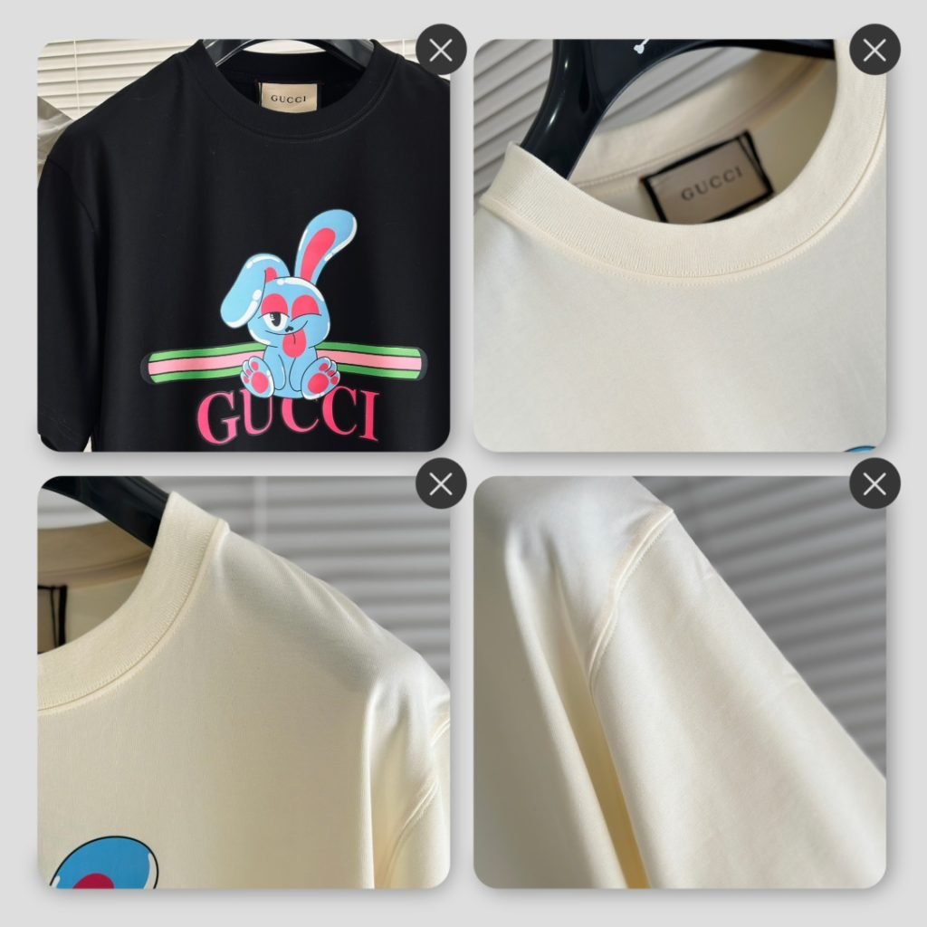 GUCCI (グッチ)    2024最新の限定 n級品 タイプウサギ柄カジュアル半袖Tシャツ 激安通販