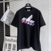 GUCCI (グッチ) 2024新作 n級品 レッドブルーアルファベットTシャツ 激安通販