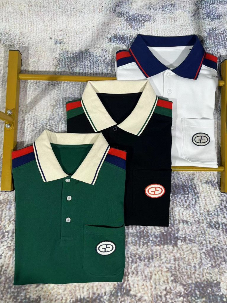 GUCCI (グッチ)  スーパーコピー オシャレでカジュアル半袖poloニットシャツ 通販