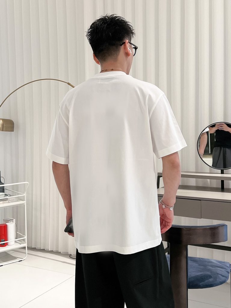 GUCCI (グッチ)  スーパーコピー 春夏新作コットン丸首半袖Tシャツ