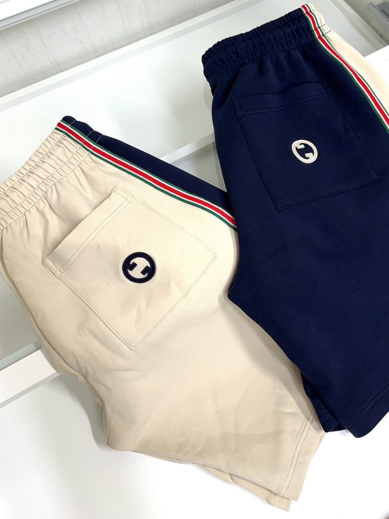 GUCCI (グッチ)   偽物 芸能人 2024新品オシャレでカジュアルなゴムカジュアルショートパンツ