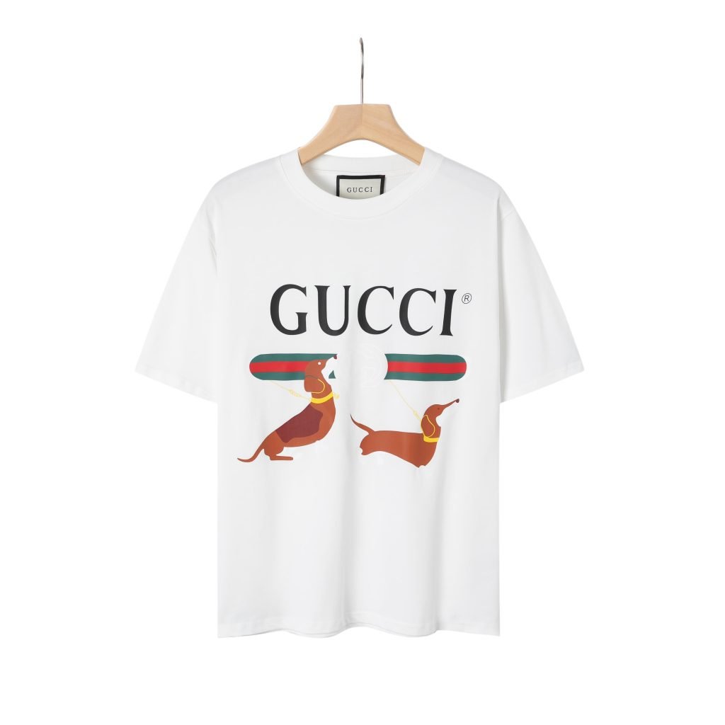 GUCCI (グッチ) 春夏新作子犬プリント最新半袖