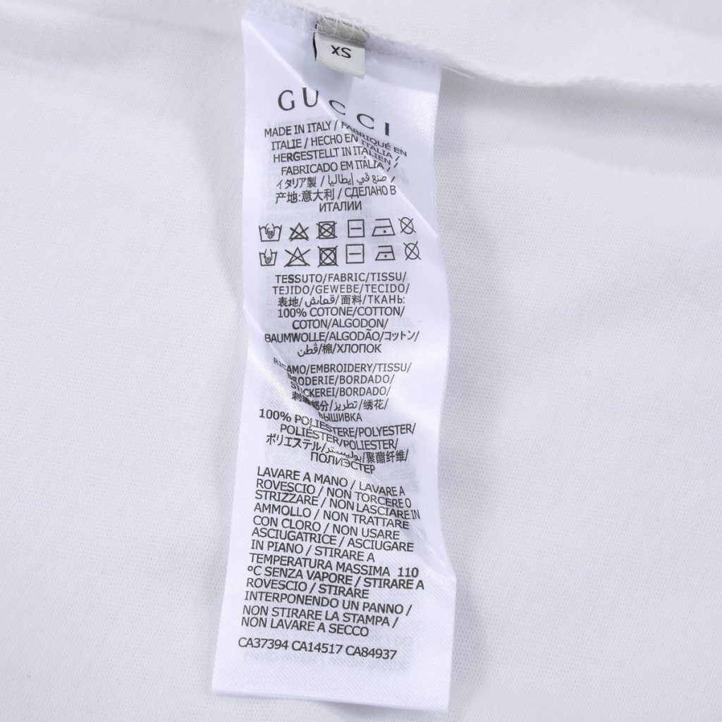 GUCCI (グッチ) コピー グラデーション稲妻アルファベットプリント半袖 激安通販