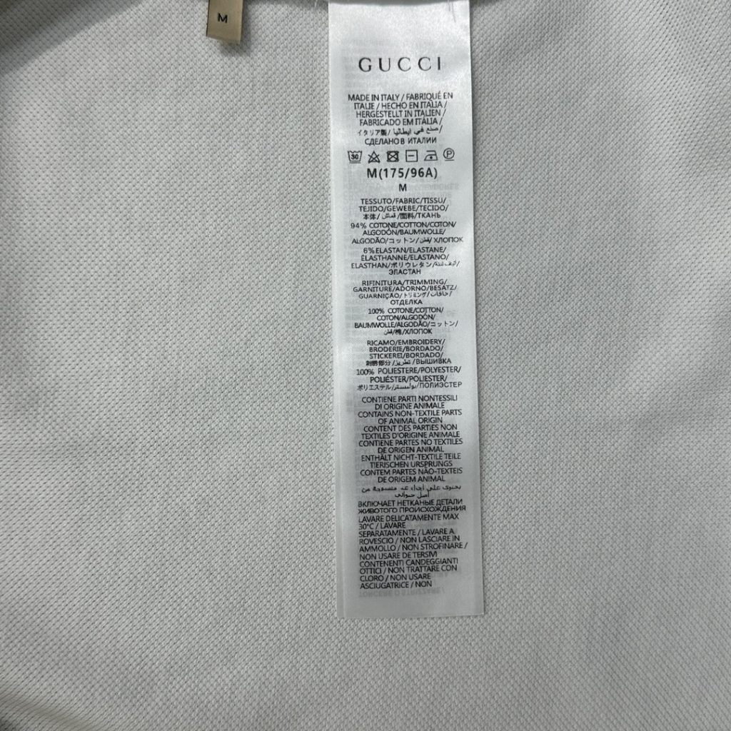 GUCCI (グッチ) n級品 プリントコットンポロシャツ 激安通販