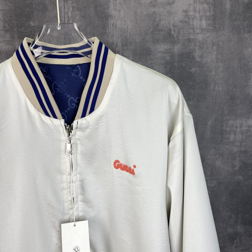 Gucci(グッチ) コピー リバーシブル長袖スタンドカラーブルゾン