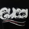 Gucci（グッチ） コピー トレンドアルファベット落書きプリントカジュアル半袖Tシャツ