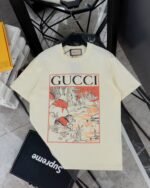 Gucci（グッチ）芸能人 コピー ラビットラウンドネックカジュアル半袖Tシャツ 激安通販