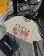 Gucci（グッチ）芸能人 コピー ラビットラウンドネックカジュアル半袖Tシャツ 激安通販