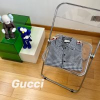 Gucci（グッチ）偽物 夏千鳥格子半袖シャツ 激安通販