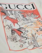 Gucci（グッチ）芸能人 コピー ラビットラウンドネックカジュアル半袖Tシャツ 激安通販