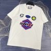 Gucci（グッチ） 2024春夏新作 スーパーコピー カラーロゴプリントラウンドネック半袖Tシャツ 激安販売