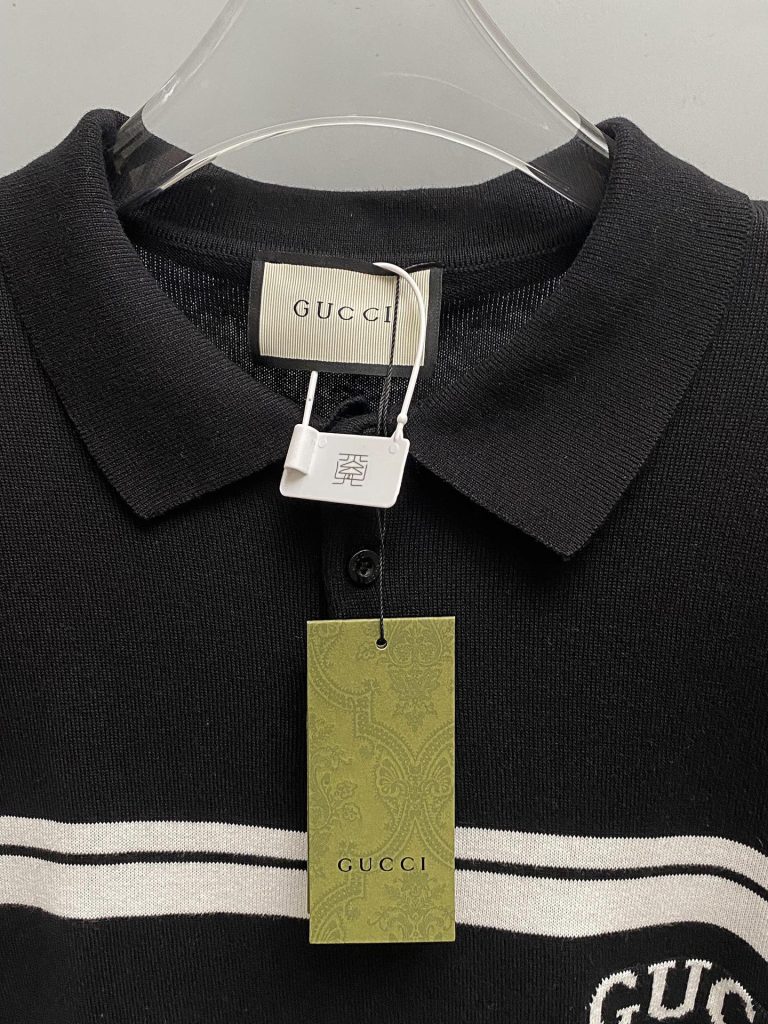 Gucci（ブラック）  業界最高い品質 コピー 早秋シリーズニット半袖