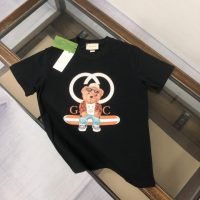 春夏最新 入手困難グッチ 偽物 ペアタイプ熊ちゃん半袖Tシャツ