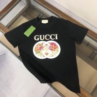 激安通販 グッチ コピー ダブルgアルファベットプリントカップルタイプ半袖Tシャツ