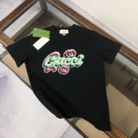 アイキャッチ 業界最高い品質グッチ スーパーコピー ペアタイプアルファベットプリント半袖Tシャツグッチ