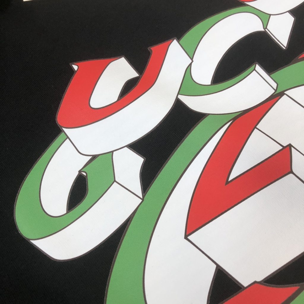 激安通販 アルファベットプリント グッチ偽物 ファッション カジュアル半袖Tシャツ