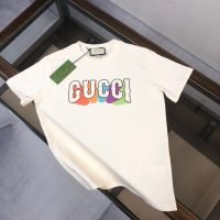 グッチ 偽物 ファッション カップルタイププリント半袖Tシャツ