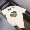 激安通販 グッチ 偽物 芸能人 リンゴプリントカジュアル半袖Tシャツ