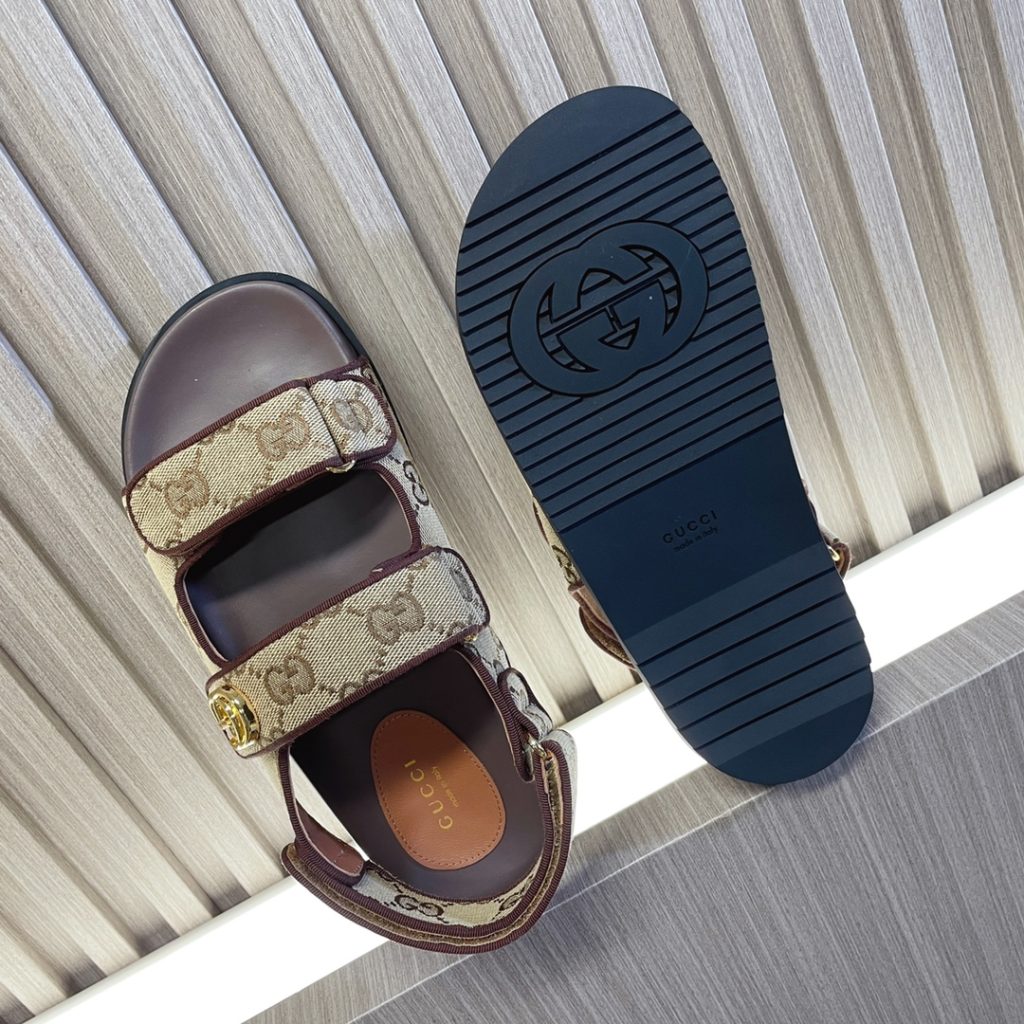 Gucci（グッチ） コピー Gucci~~ビーチサンダル~~定番の老布サンダル 激安通販 