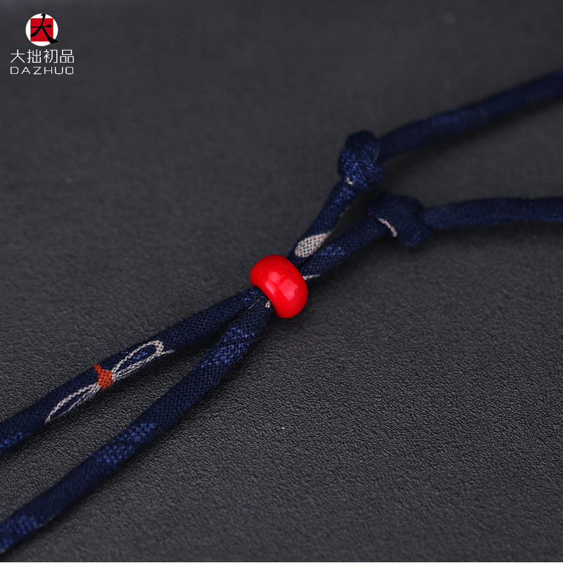 Kenzo Kikuchi(ケンキクチ) コピー 菊地健金松石羽根925純銀布縄ネックレス手作りシルバーアクセサリー 通販