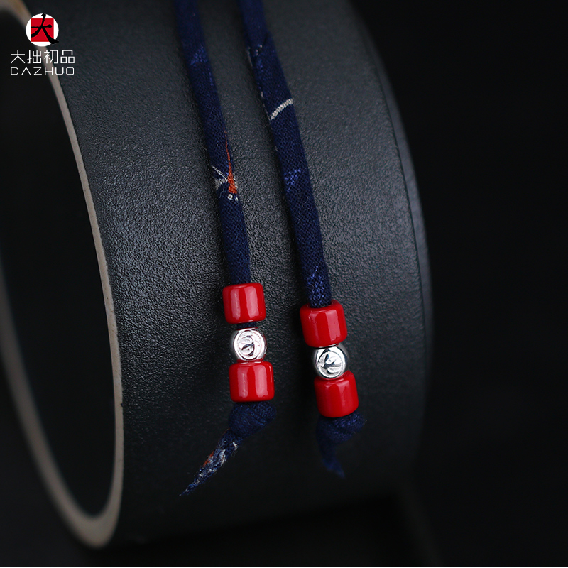 Kenzo Kikuchi(ケンキクチ) コピー 菊地健金松石羽根925純銀布縄ネックレス手作りシルバーアクセサリー 通販