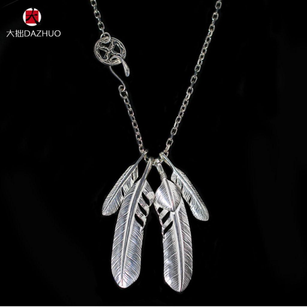 Ken Kikuchi(ケンキクチ) コピー 菊地健925純銀フェザーペンダントネックレス 通販