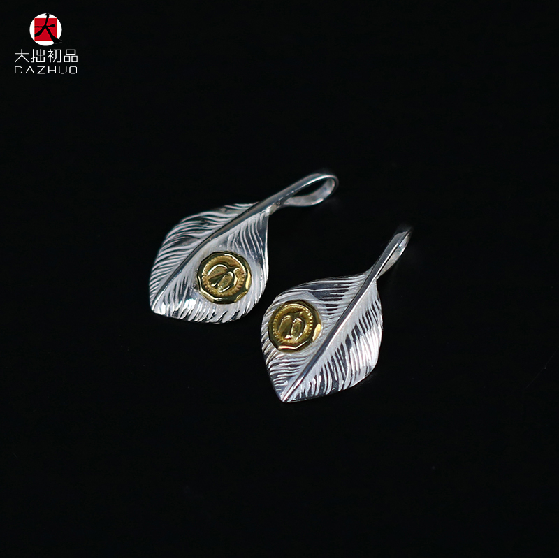 Kenzo Kikuchi(ケンキクチ) 偽物 菊地健18金飛鳥印台小葵葉手作りシルバーアクセサリー 通販