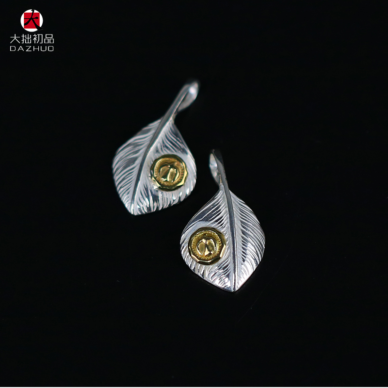 Kenzo Kikuchi(ケンキクチ) 偽物 菊地健18金飛鳥印台小葵葉手作りシルバーアクセサリー 通販