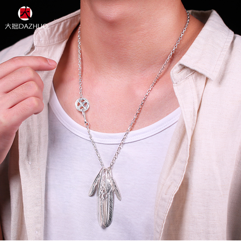 Ken Kikuchi(ケンキクチ) コピー 菊地健925純銀フェザーペンダントネックレス 通販