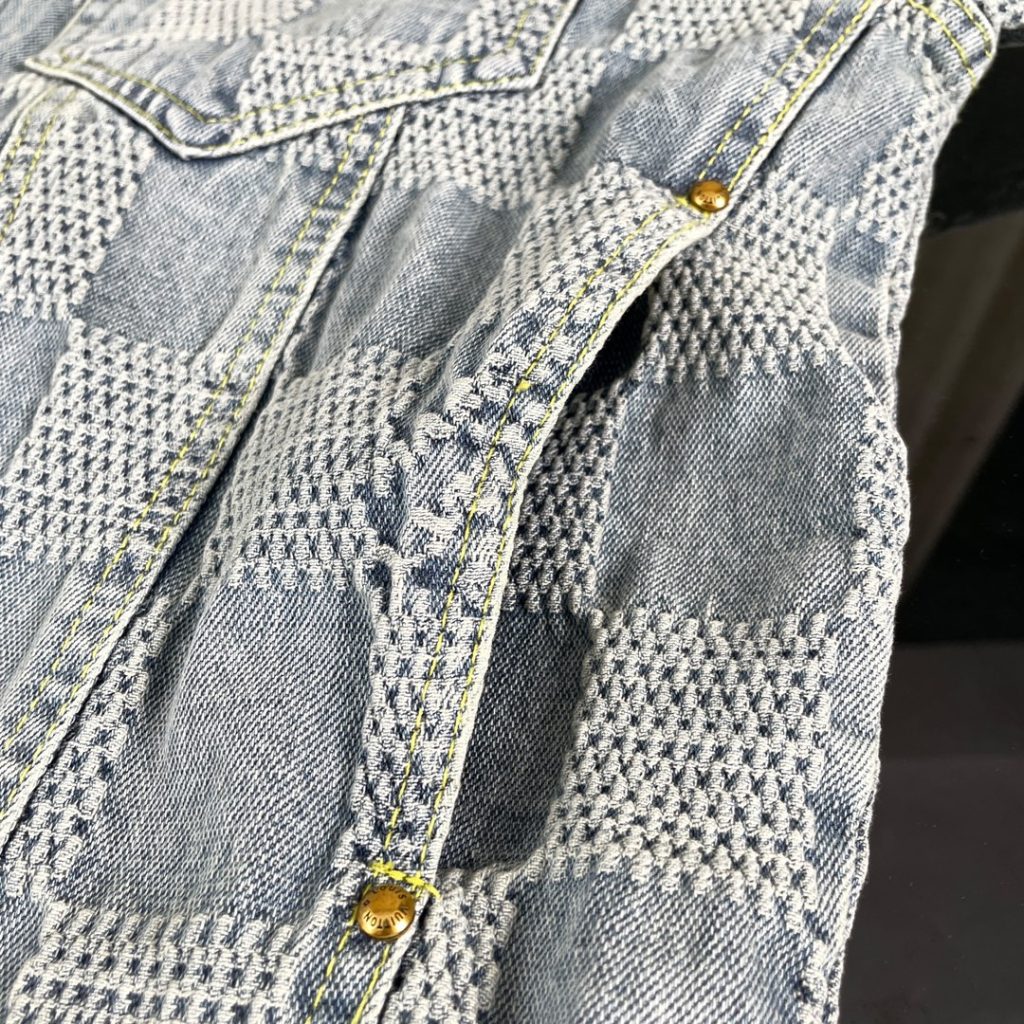 LOUIS VUITTON（ルイヴィトン） 激安販売 n級品 トレンドチェックカップルタイプデニムジャケット