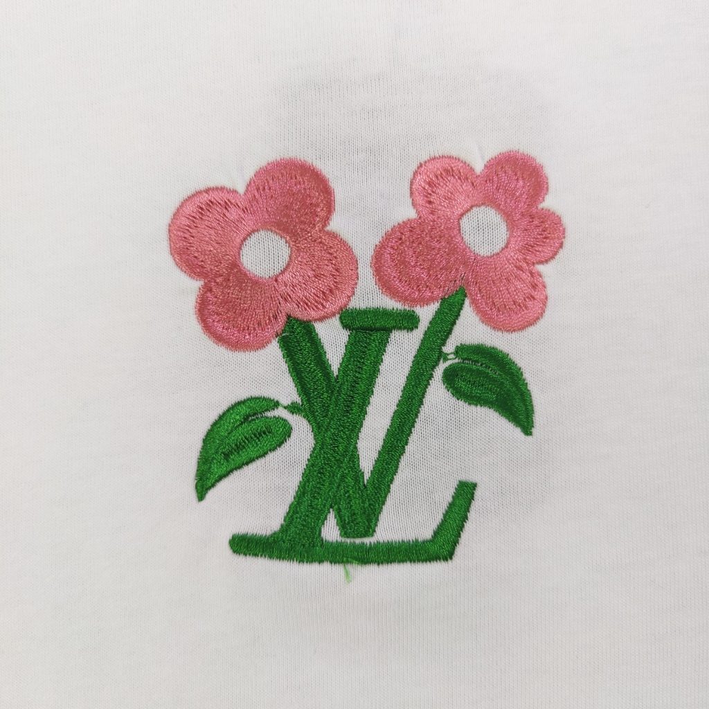 LOUIS VUITTON（ルイヴィトン）激安販売 スーパーコピー  ロゴ刺繍カジュアルカップル半袖Tシャツ