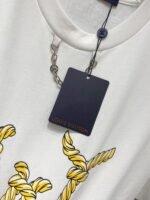 カジュアル ファッション ルイヴィトン プ 偽物 リント半袖Tシャツ