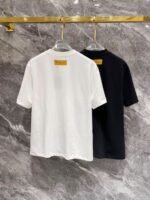 カジュアル ファッション ルイヴィトン プ 偽物 リント半袖Tシャツ