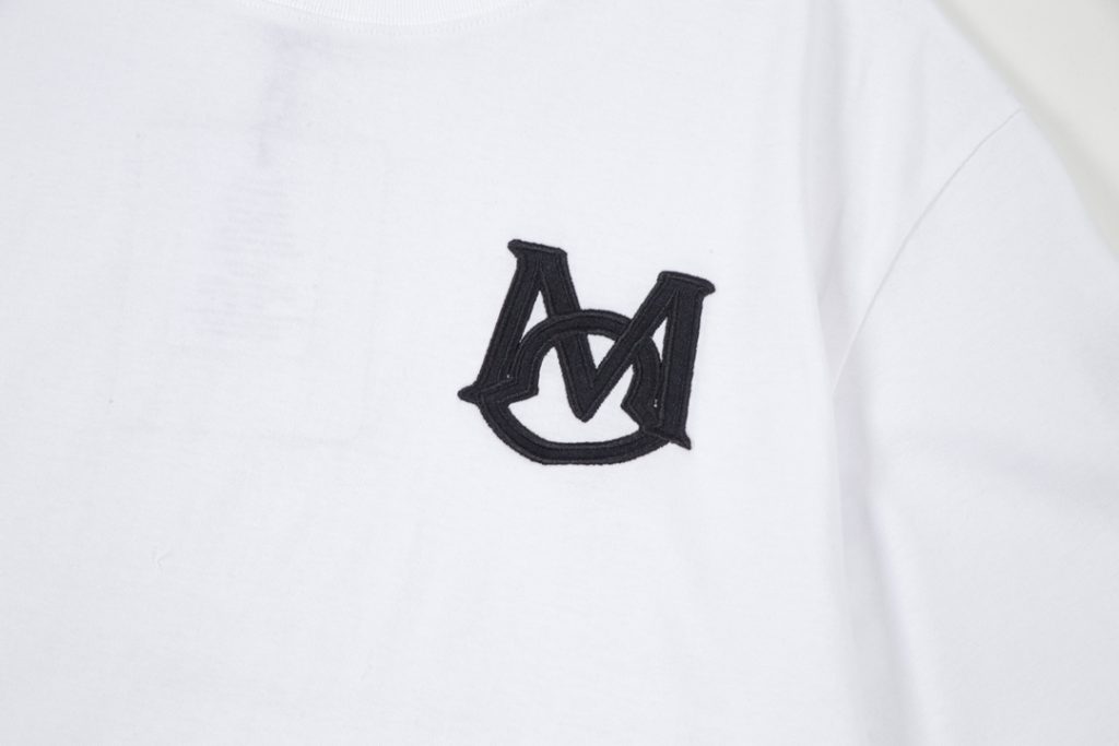 モンクレール n級品 アルファベット刺繍カジュアル半袖Tシャツ 