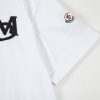 モンクレール n級品 アルファベット刺繍カジュアル半袖Tシャツ