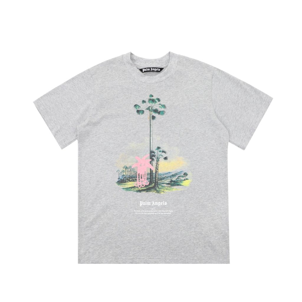 PalmAngels （パームエンジェルス）スーパーコピー ロゴプリントおしゃれカジュアルTシャツ 通販
