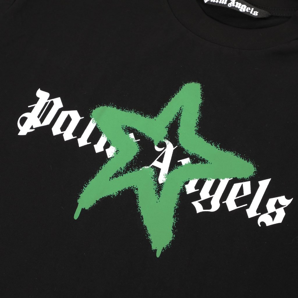 PalmAngels （パームエンジェルス）偽物  星柄カジュアル半袖Tシャツ 激安通販