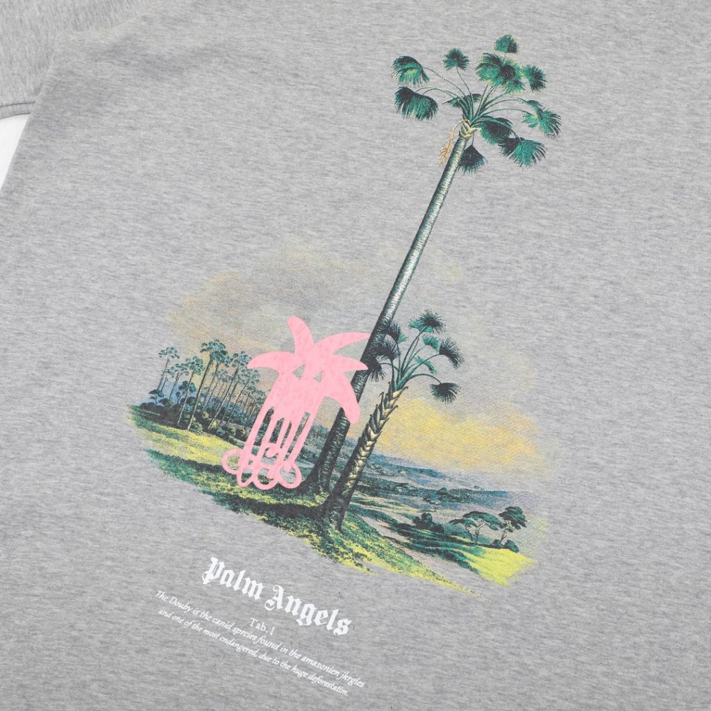PalmAngels （パームエンジェルス）スーパーコピー ロゴプリントおしゃれカジュアルTシャツ 通販