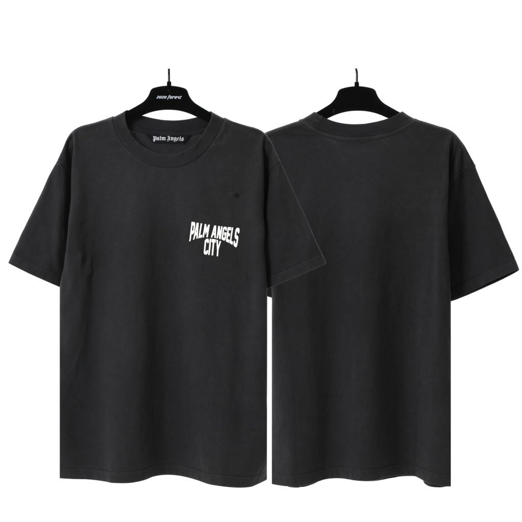 PalmAngels （パームエンジェルス）n級品 激安販売アルファベットプリントカジュアル半袖Tシャツ