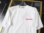 PRADA(プラダ) 定番 スーパーコピー オシャレレッドオフセットカジュアルTシャツ 激安通販