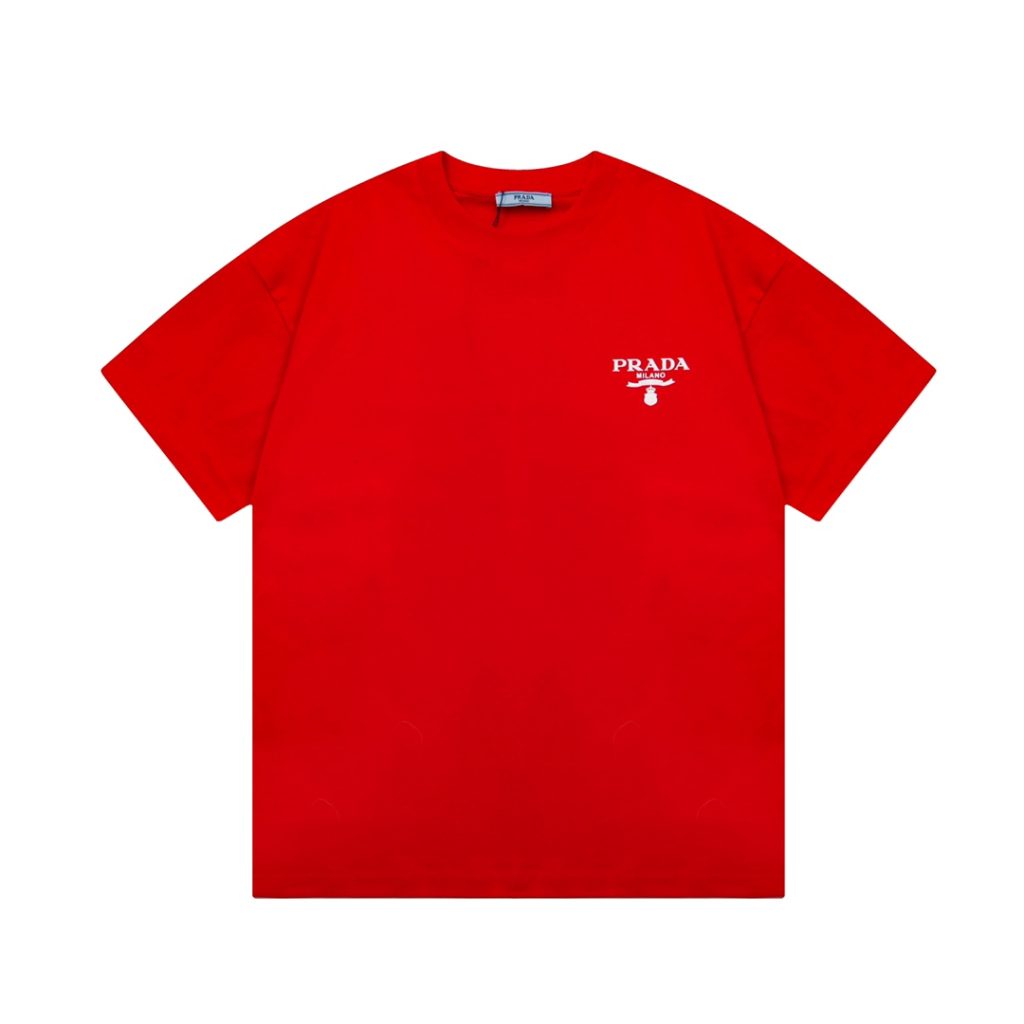 PRADA(プラダ ) 入手困難 スーパーコピー オフセットアルファベットTシャツ|スーパーコピーn級優良店 2 PRADA(プラダ ) 入手困難 スーパーコピー オフセットアルファベットTシャツ|スーパーコピー服