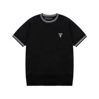 PRADA(プラダ )激安販売 芸能人 スーパーコピー ニット丸首半袖Tシャツ