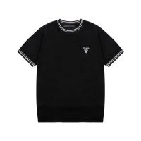 PRADA(プラダ )激安販売 芸能人 スーパーコピー ニット丸首半袖Tシャツ