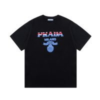 PRADA(プラダ ) コピーアルファベット刺繍おしゃれカジュアルTシャツ