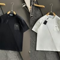 PRADA(プラダ ) スーパーコピー ファッション 刺しゅう半袖丸首Tシャツ 激安通販