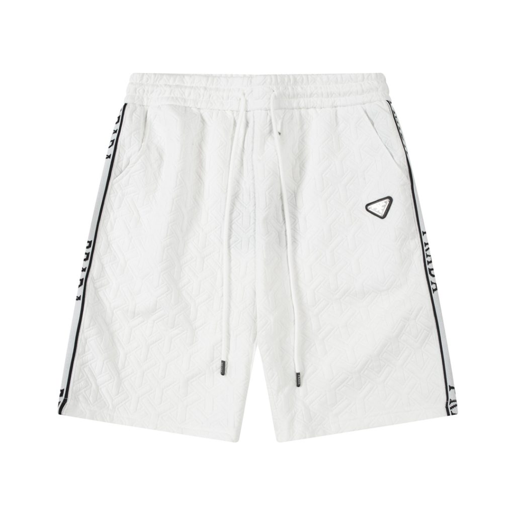 PRADA(プラダ ) 入手困難ファッション スーパーコピー 刺繍アルファベットショートパンツ|スーパーコピーn級優良店 2 PRADA(プラダ ) 入手困難ファッション スーパーコピー 刺繍アルファベットショートパンツ