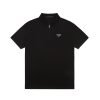 PRADA(プラダ ) 2024春夏新作ニットストレッチの折り襟Tシャツです