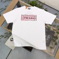 PRADA(プラダ) 入手困難 コピー ロゴアルファベットプリントカップルカジュアル半袖