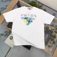 PRADA(プラダ) 激安販売 コピー ファッション ドット柄ロゴプリントTシャツ