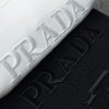 PRADA(プラダ) 激安販売 コピー ロゴ刺繍カジュアルラウンドネック半袖Tシャツ